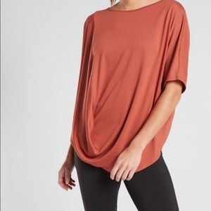 Athleta front-drape top